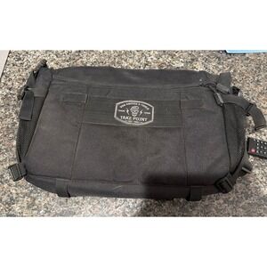 SOG Knives & Tools Take Point Tactical Messenger Bag Black Laptop Shoulder Bag